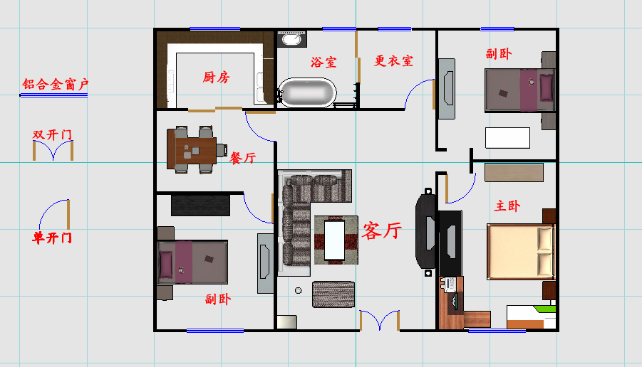 農(nóng)村房屋設計圖 農(nóng)村一層房屋設計圖