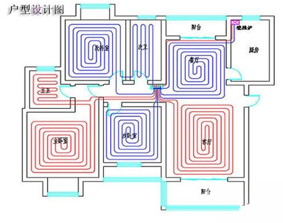 家用地暖安裝示意圖步驟與流程 地暖安裝價(jià)格